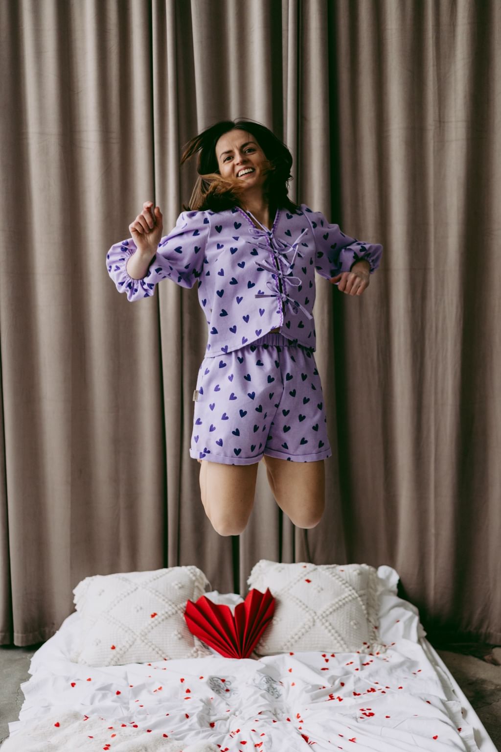 Szorty Hearts Violeta