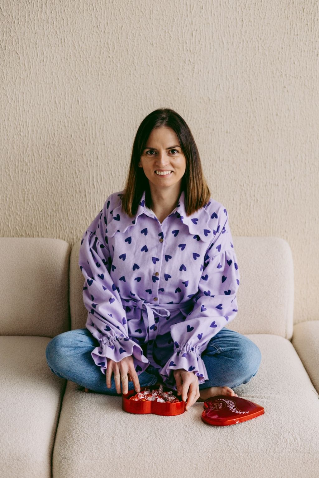 Koszula Hearts Violeta