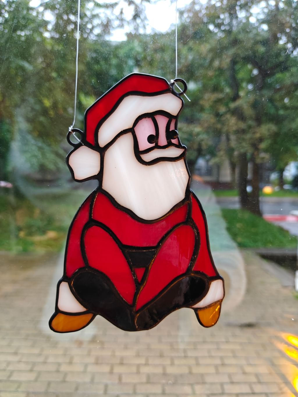 Zawieszka Siedzący Mikołaj 