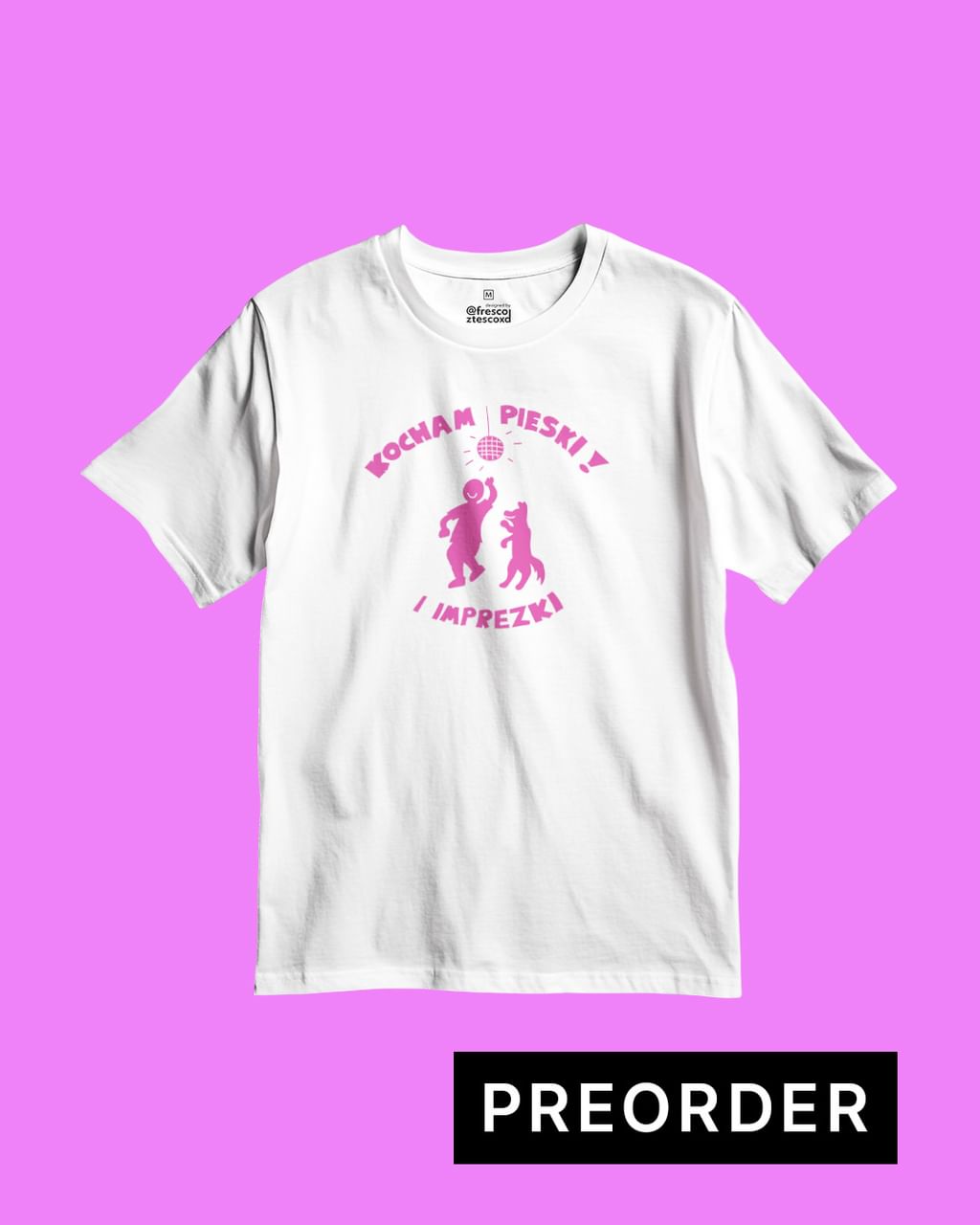 (PREORDER) koszulka KOCHAM PIESKI I IMPREZKI