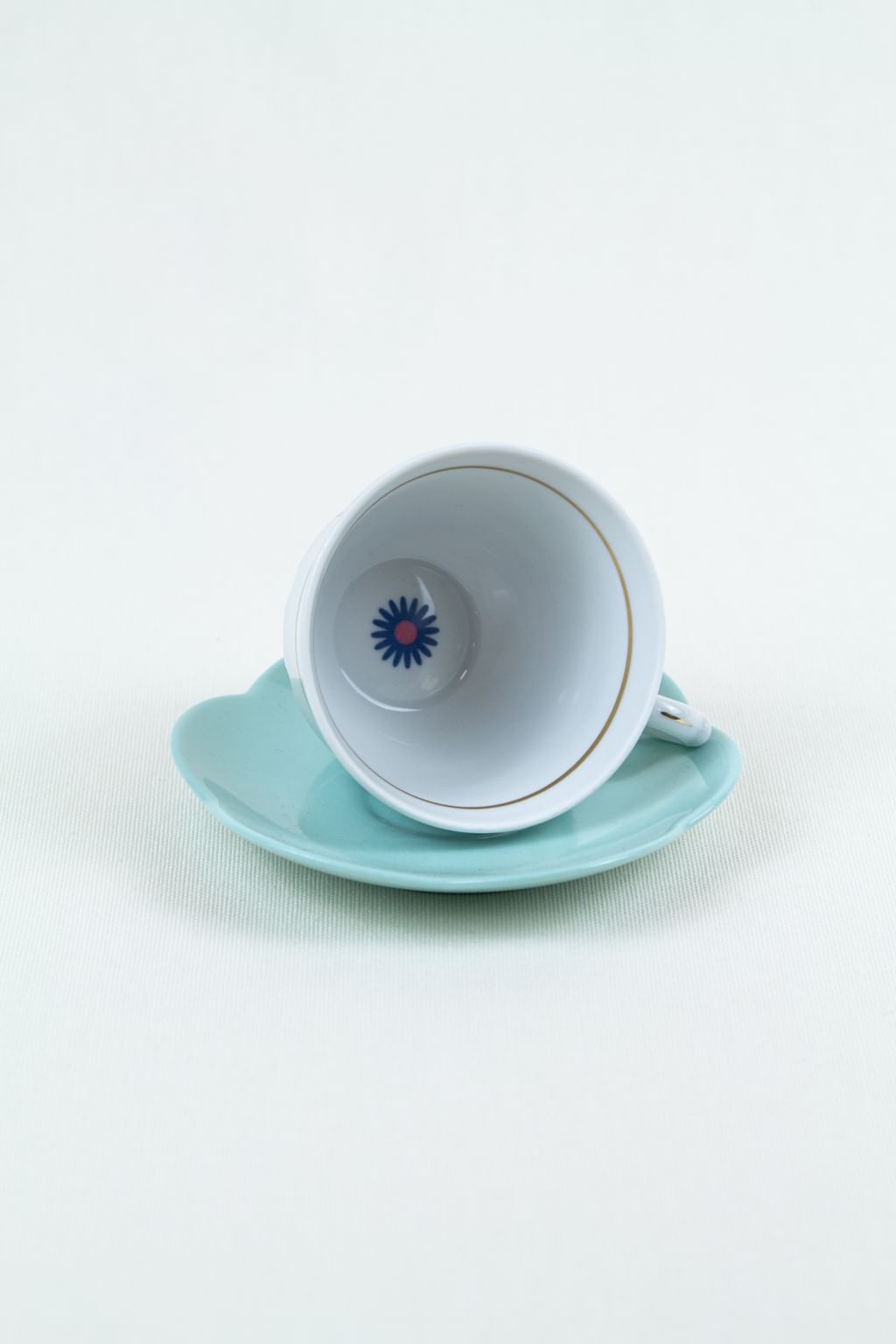 Filiżanka vintage ze spodkiem FLOR