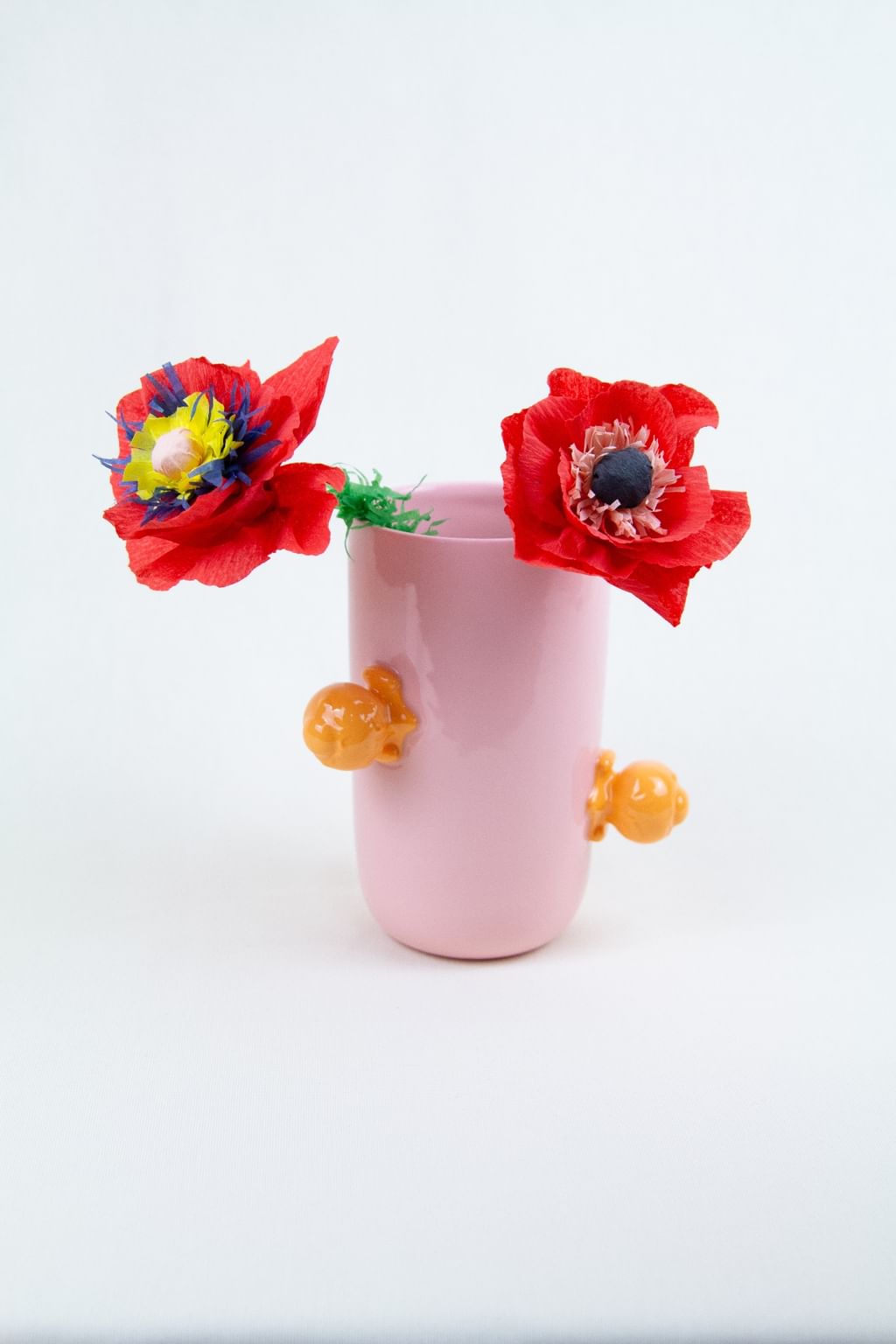 Wazon DIVA różowo - pomarańczowy