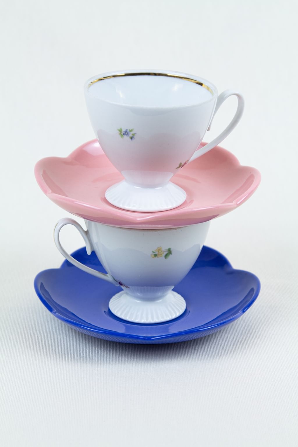 Filiżanka vintage ze spodkiem FLOR