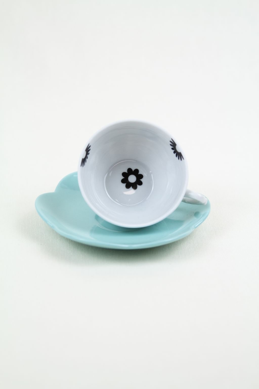 Filiżanka vintage ze spodkiem FLOR