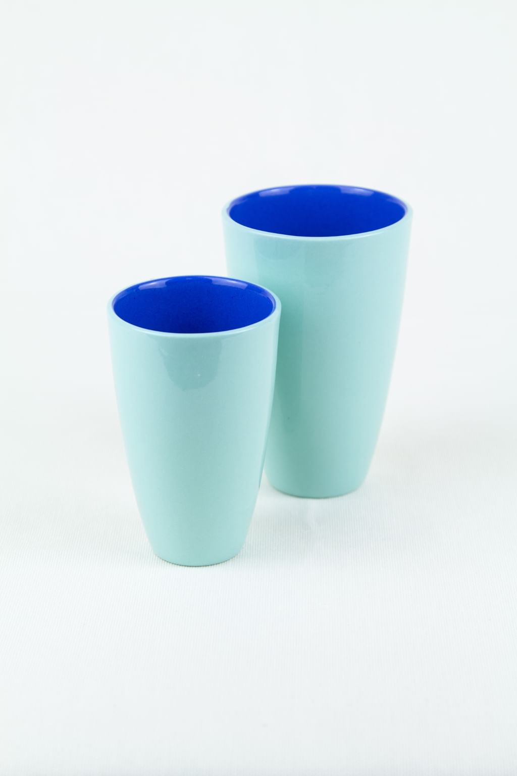 Kubek DUO miętowo-kobaltowy