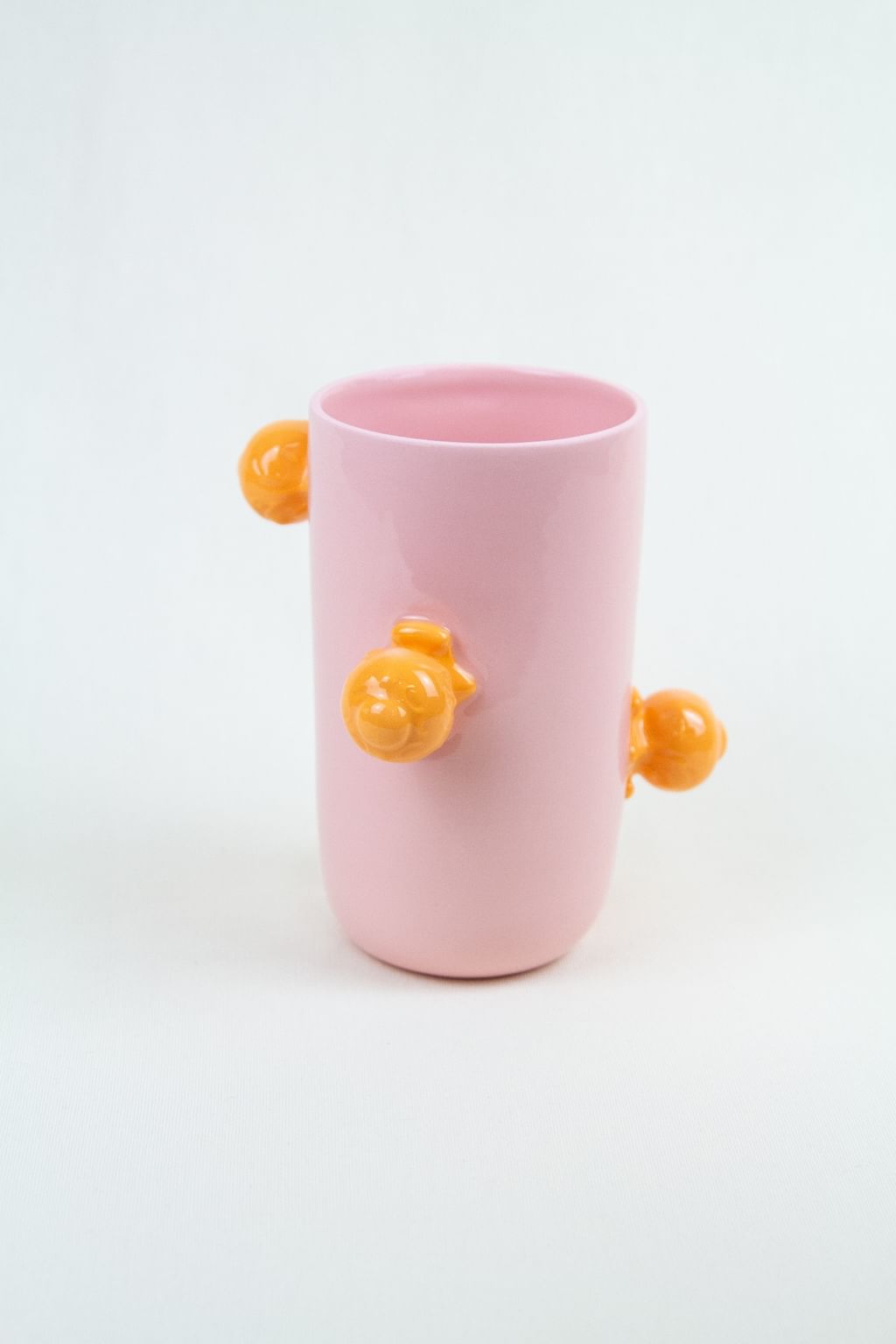 Wazon DIVA różowo - pomarańczowy