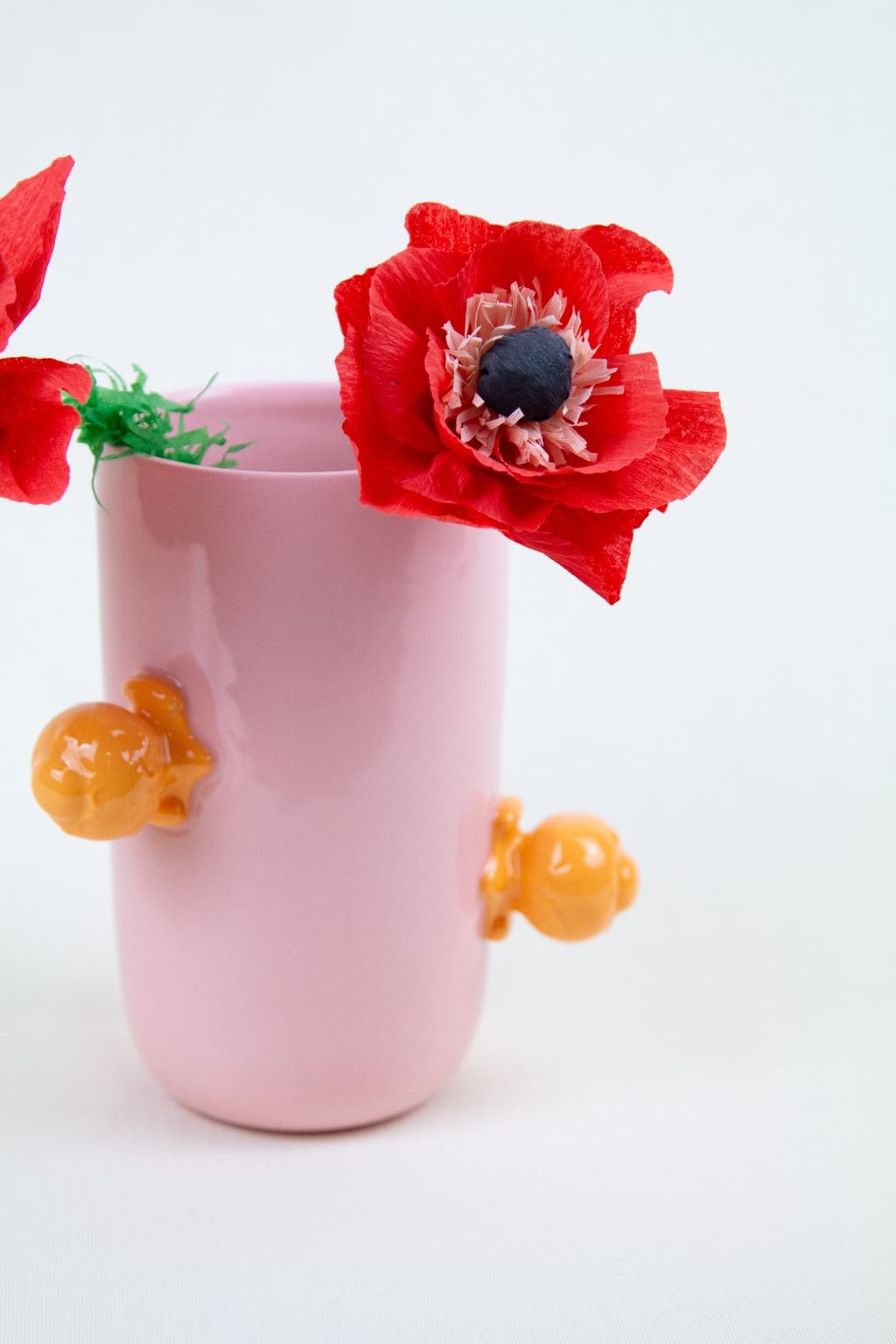 Wazon DIVA różowo - pomarańczowy