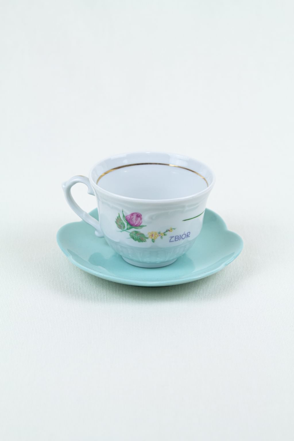 Filiżanka vintage ze spodkiem FLOR