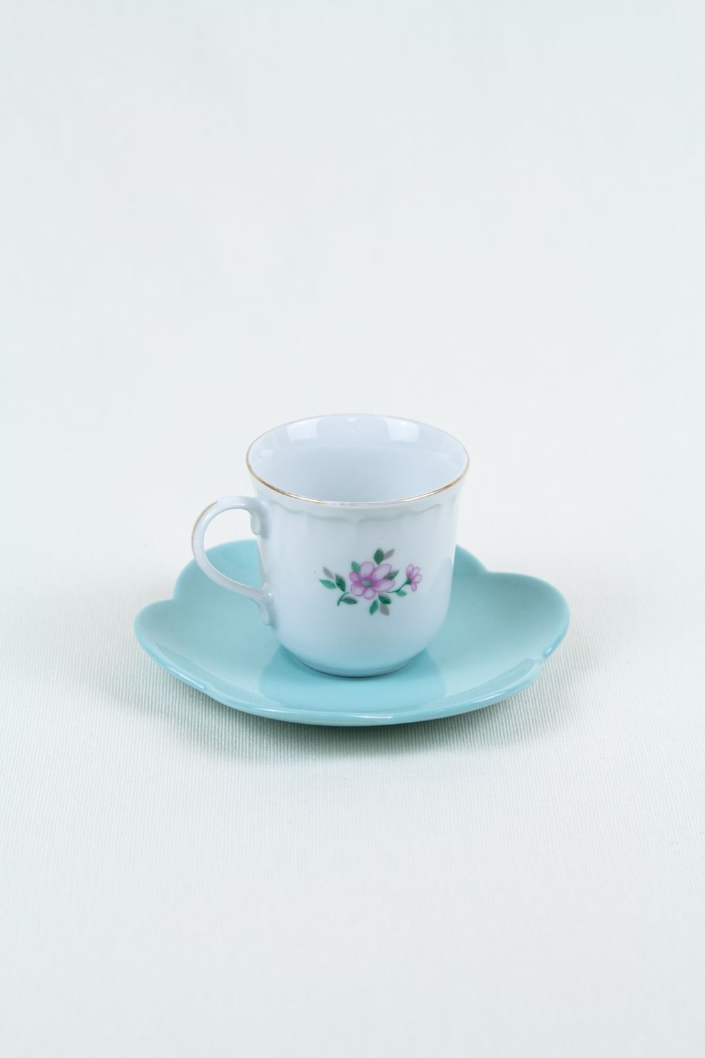 Filiżanka vintage ze spodkiem FLOR