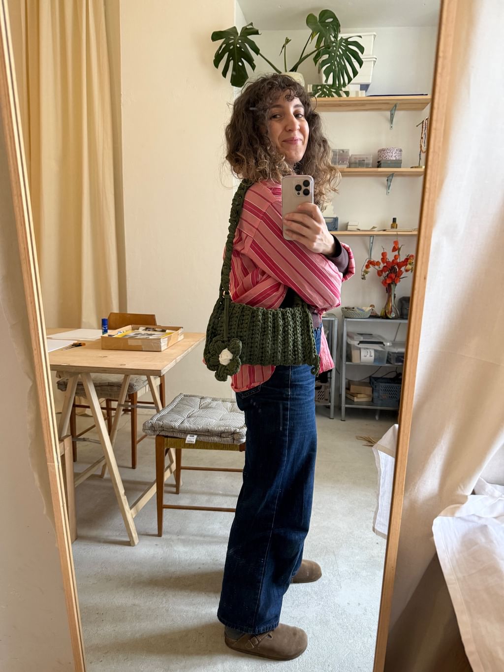 pleciona torebka FLOW