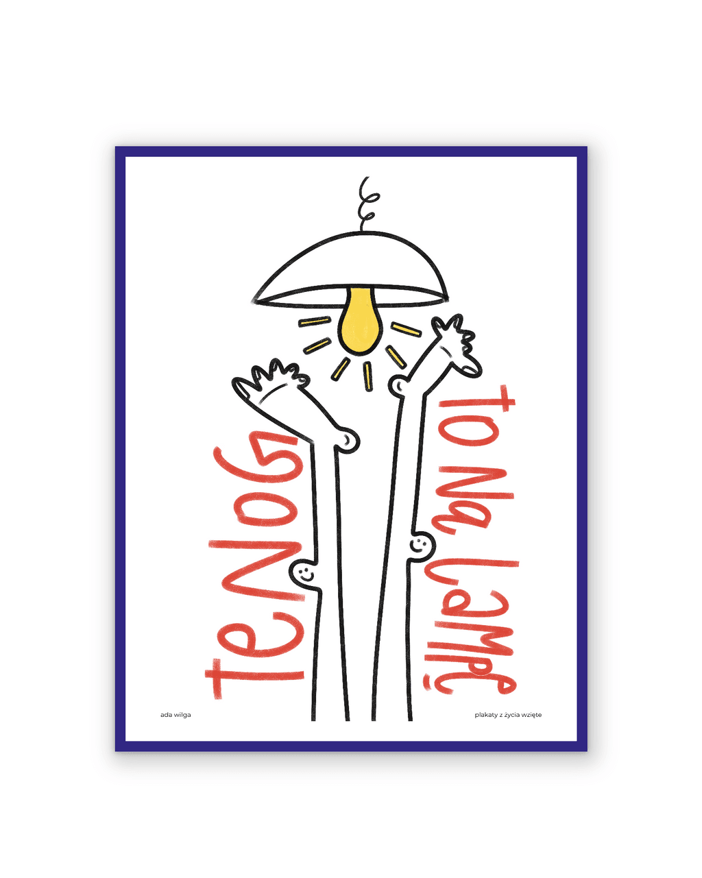 TE NOGI TO NA LAMPĘ