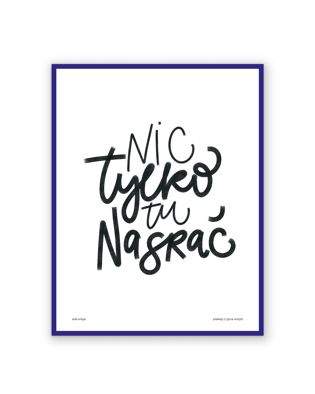 NIC TYLKO TU NASRAĆ