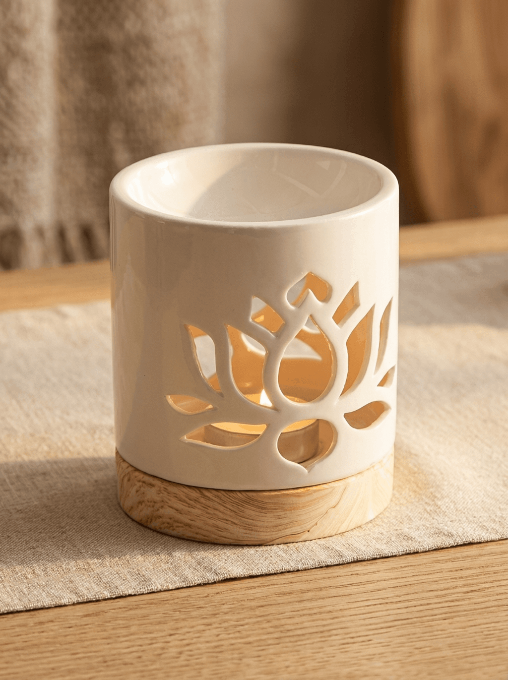 Ceramiczny kominek zapachowy Nénuphar