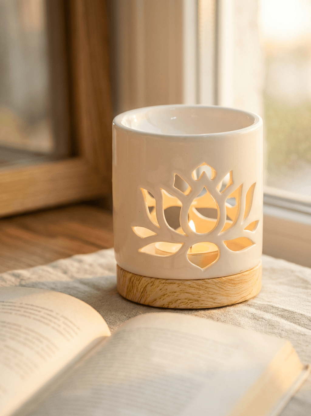 Ceramiczny kominek zapachowy Nénuphar