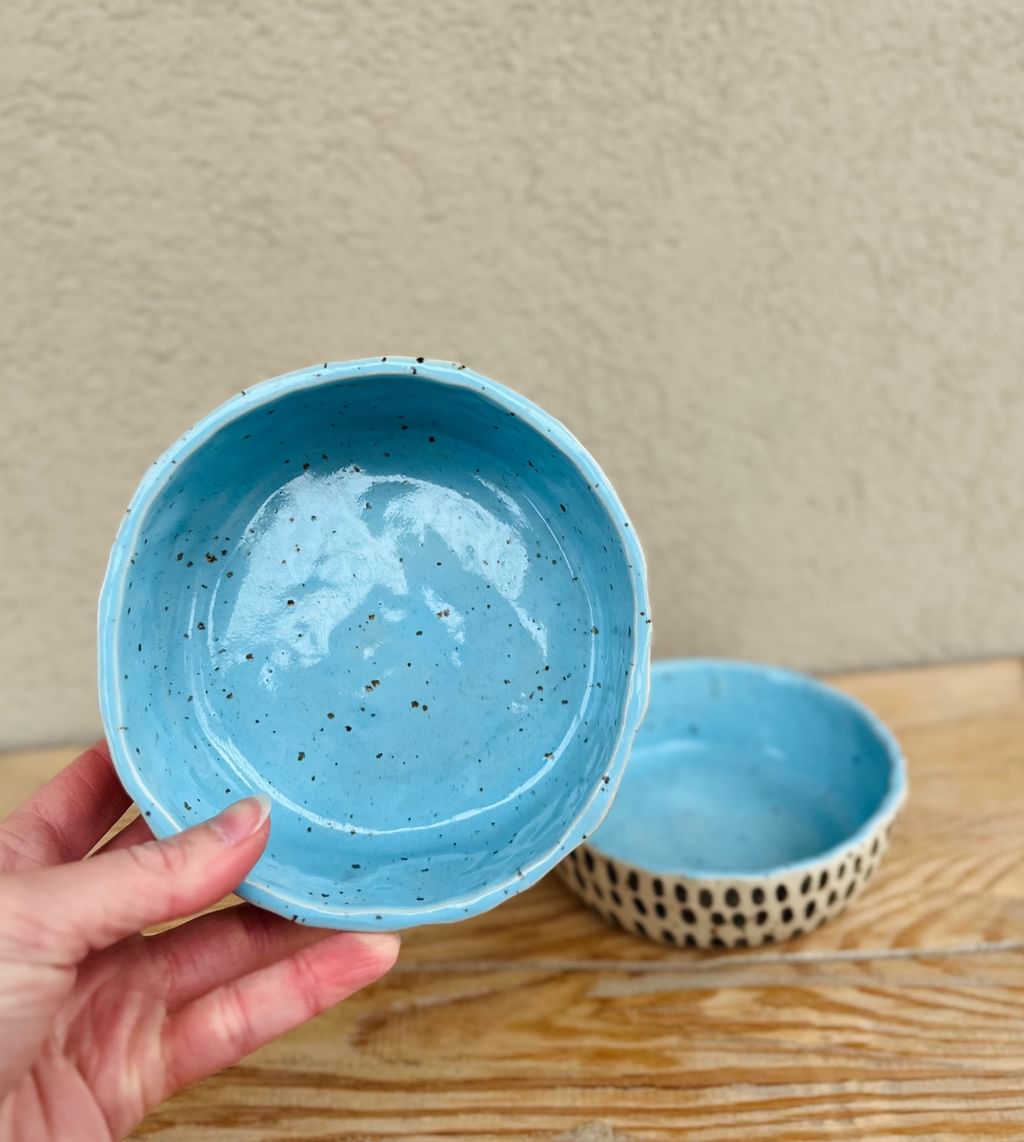 Zewstaw Miski Indigo Stripes