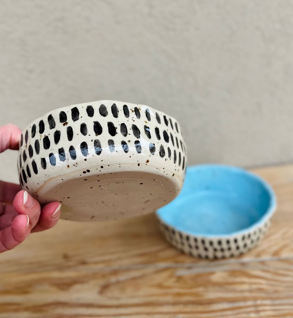 Zewstaw Miski Indigo Stripes