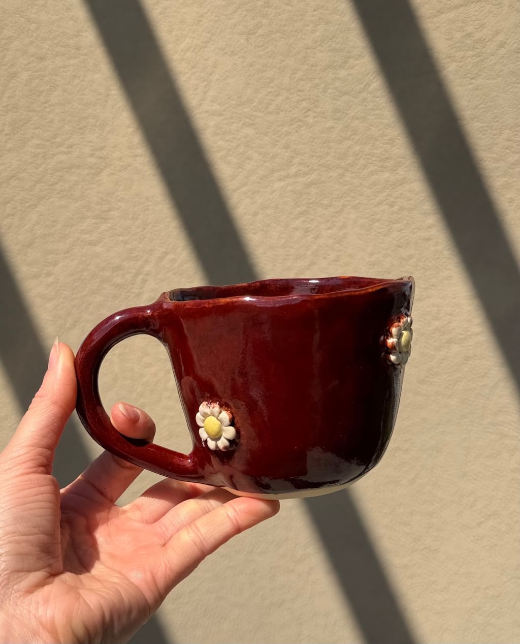 Kubek Chamomile Bordo