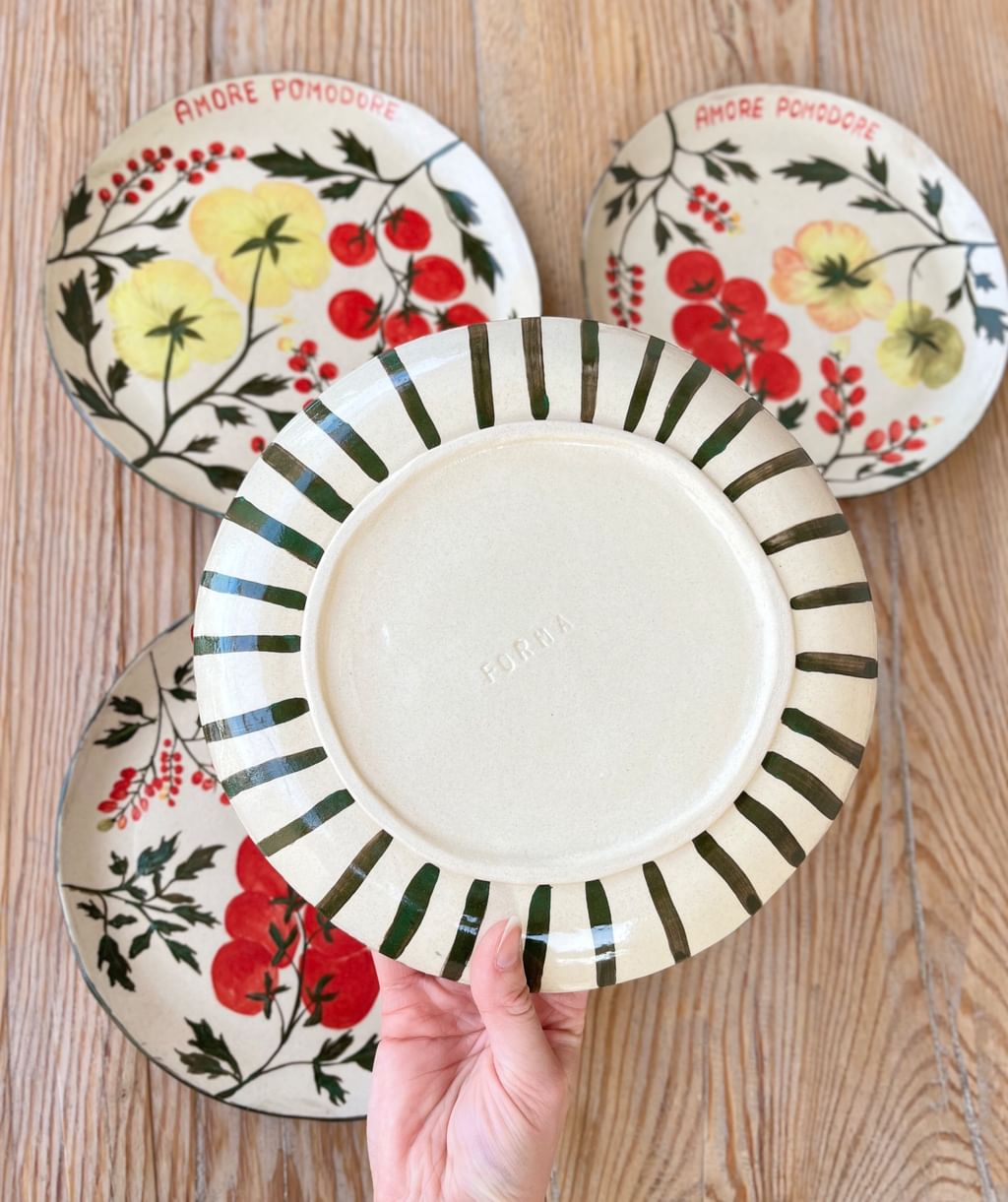 Talerze Amore Pomodore