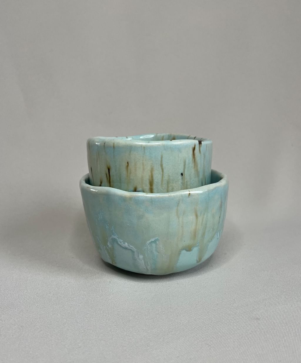 Zestaw Czarka i Miseczka Blue Ice