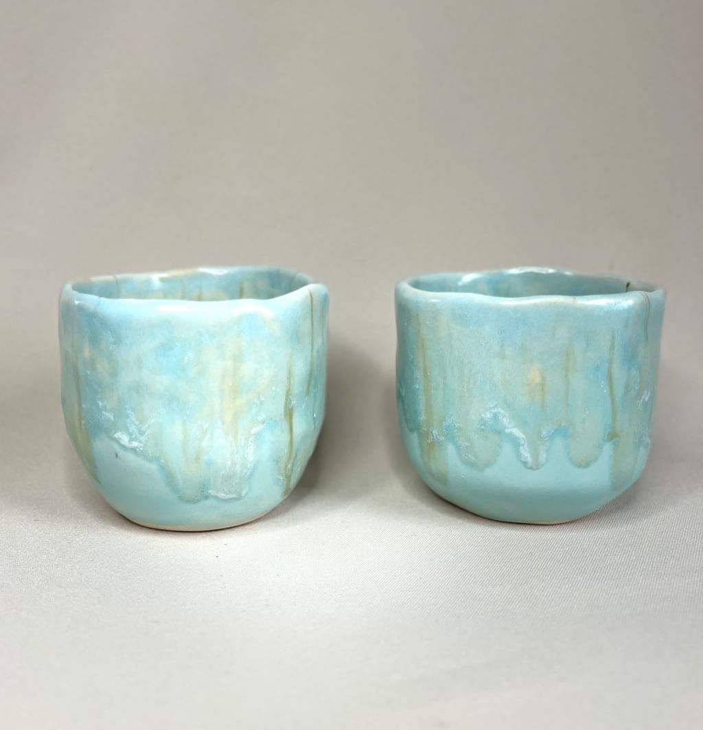 Dwie czarki Ice Blue 