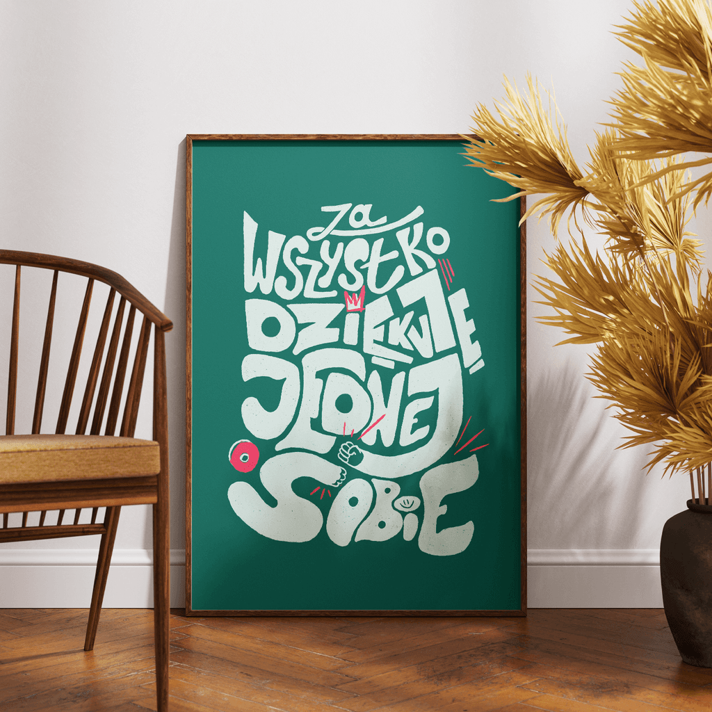 ZA WSZYSTKO DZIĘKUJE JEDNEJ OSOBIE, SOBIE