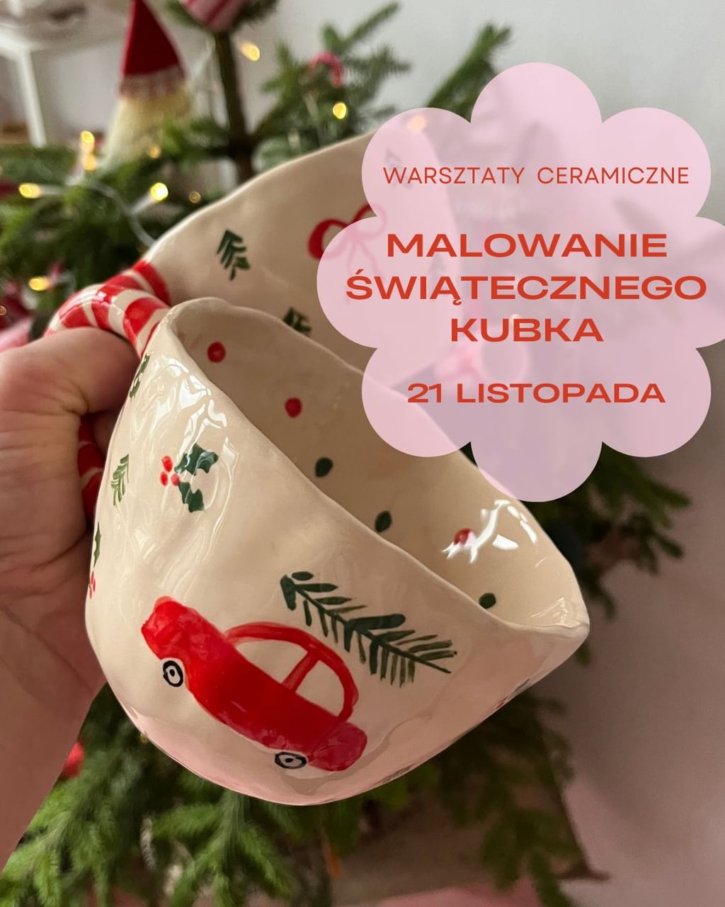 MALOWANIE ŚWIĄTECZNEGO KUBKA - 21 LISTOPAD