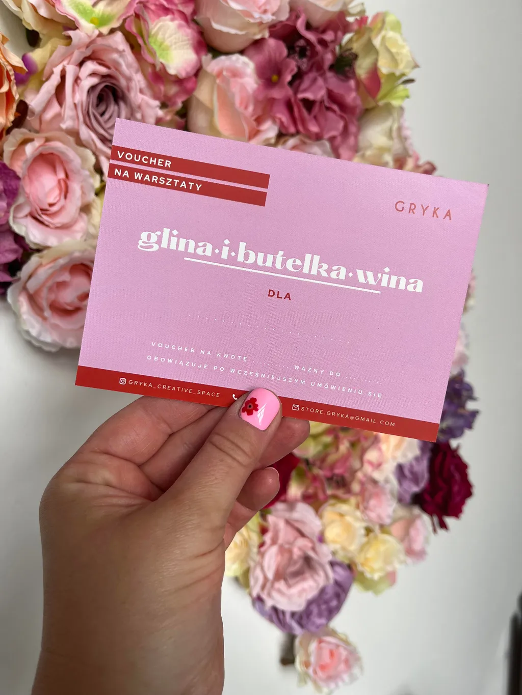 VOUCHER NA WARSZTATY "GLINA I BUTELKA WINA"