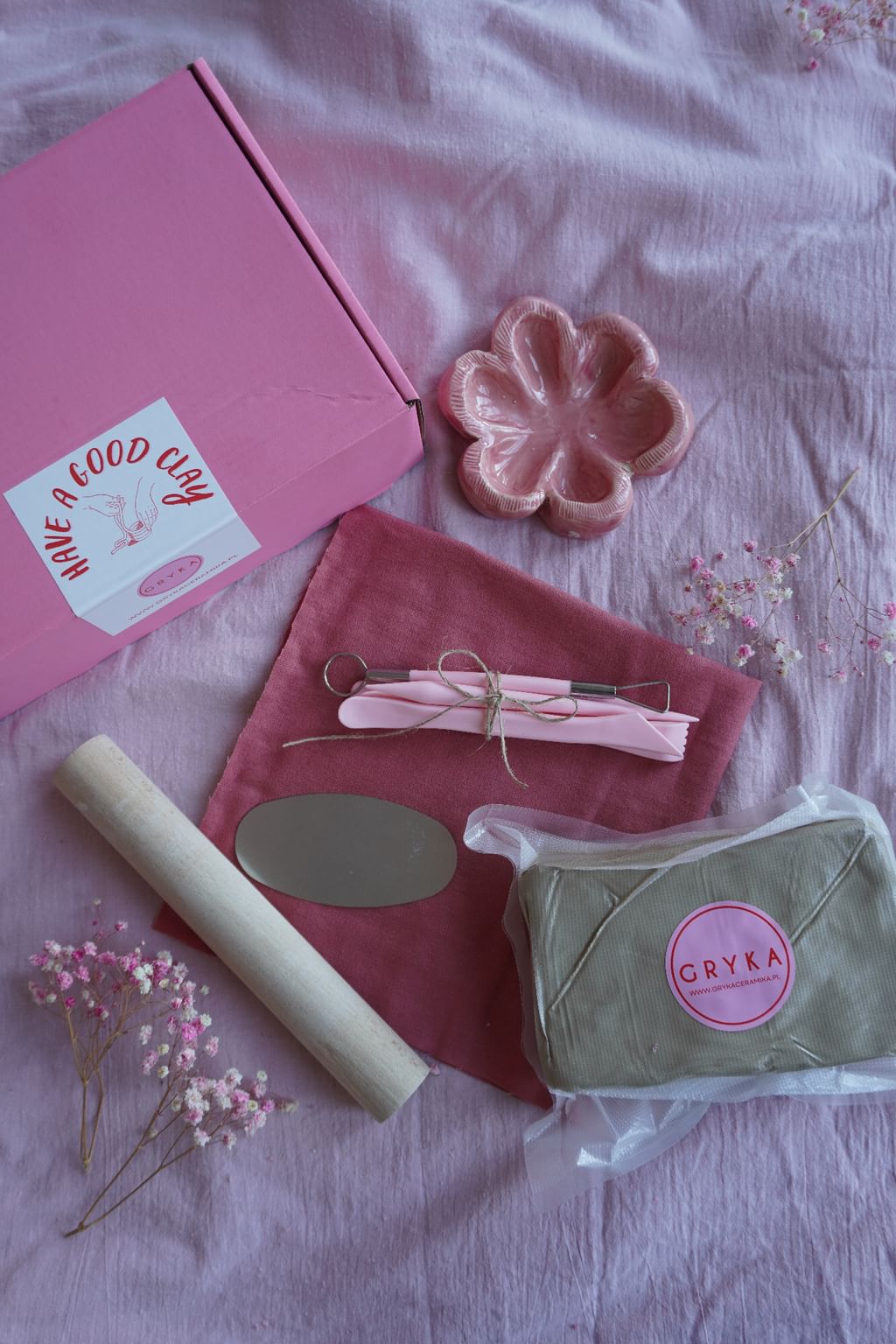 ZESTAW DIY Z GLINĄ SAMOUTWARDZALNĄ