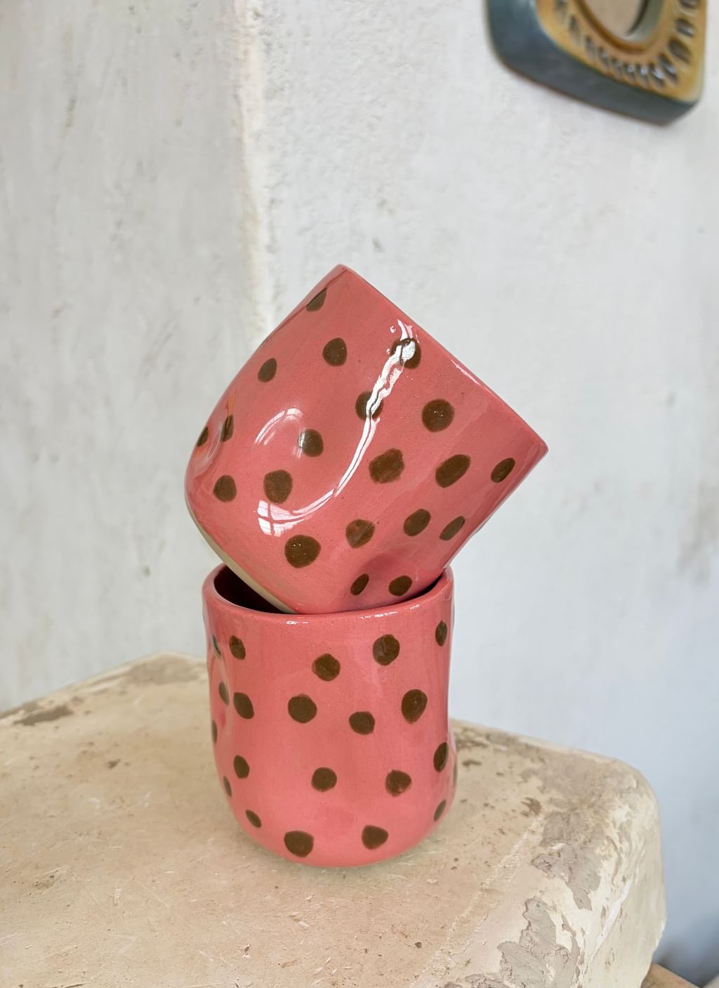 Kubek PINK POLKA DOT