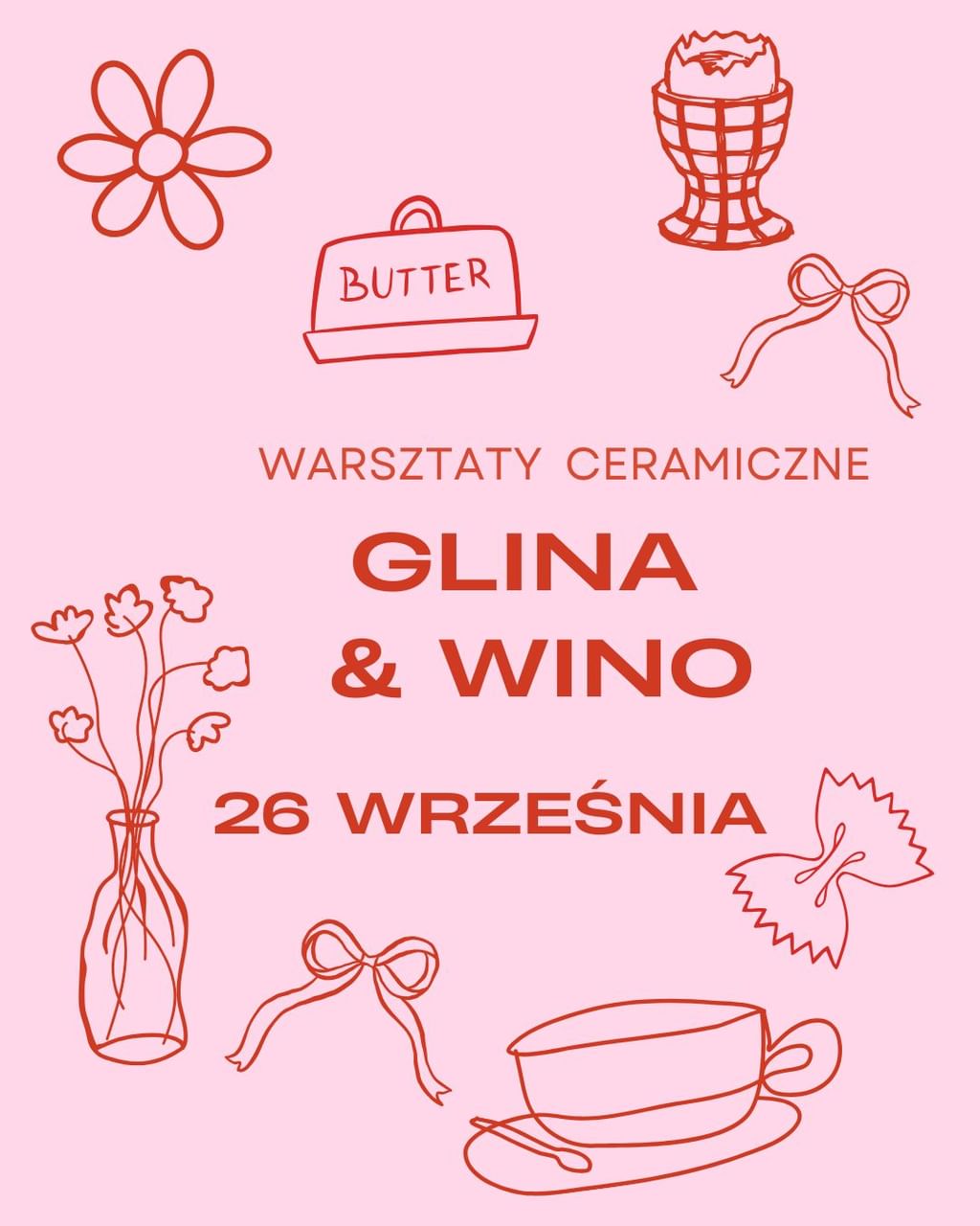 Warsztaty ceramiczne GLINA I WIN0 - 26 WRZEŚNIA