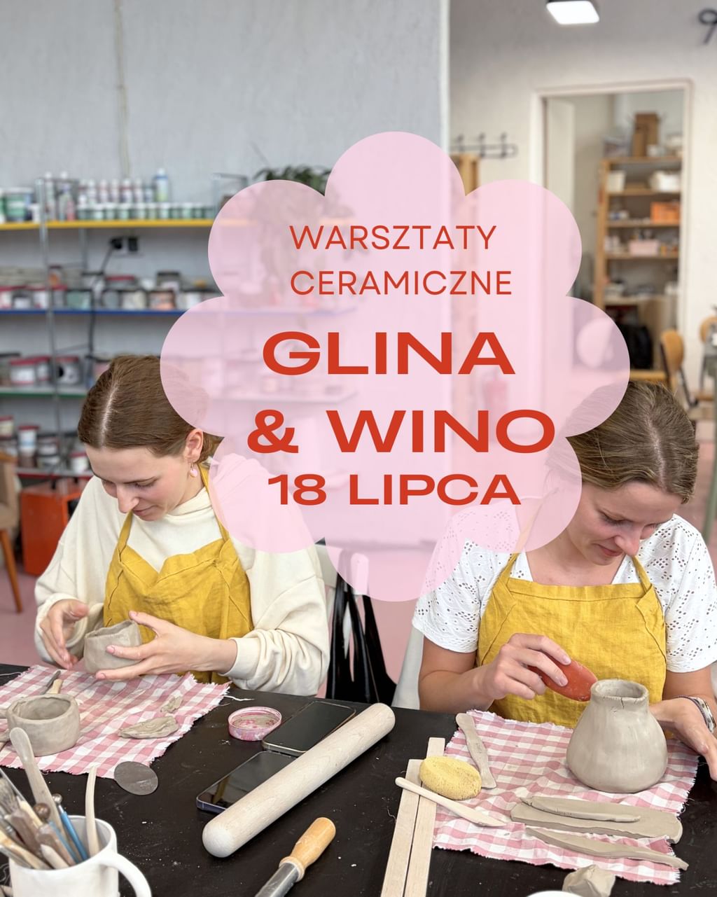 Warsztaty ceramiczne GLINA I WIN0 - 18 LIPCA