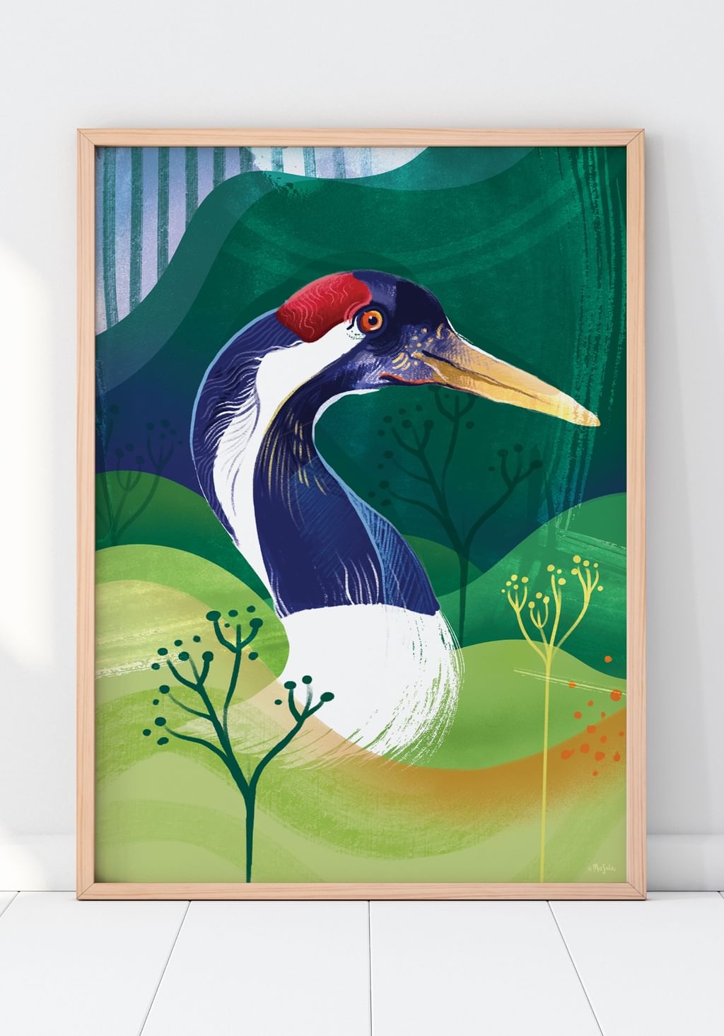 Żuraw - symbol szczęścia