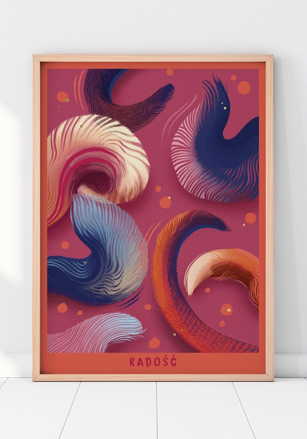 Radość - ogonki kolorowe