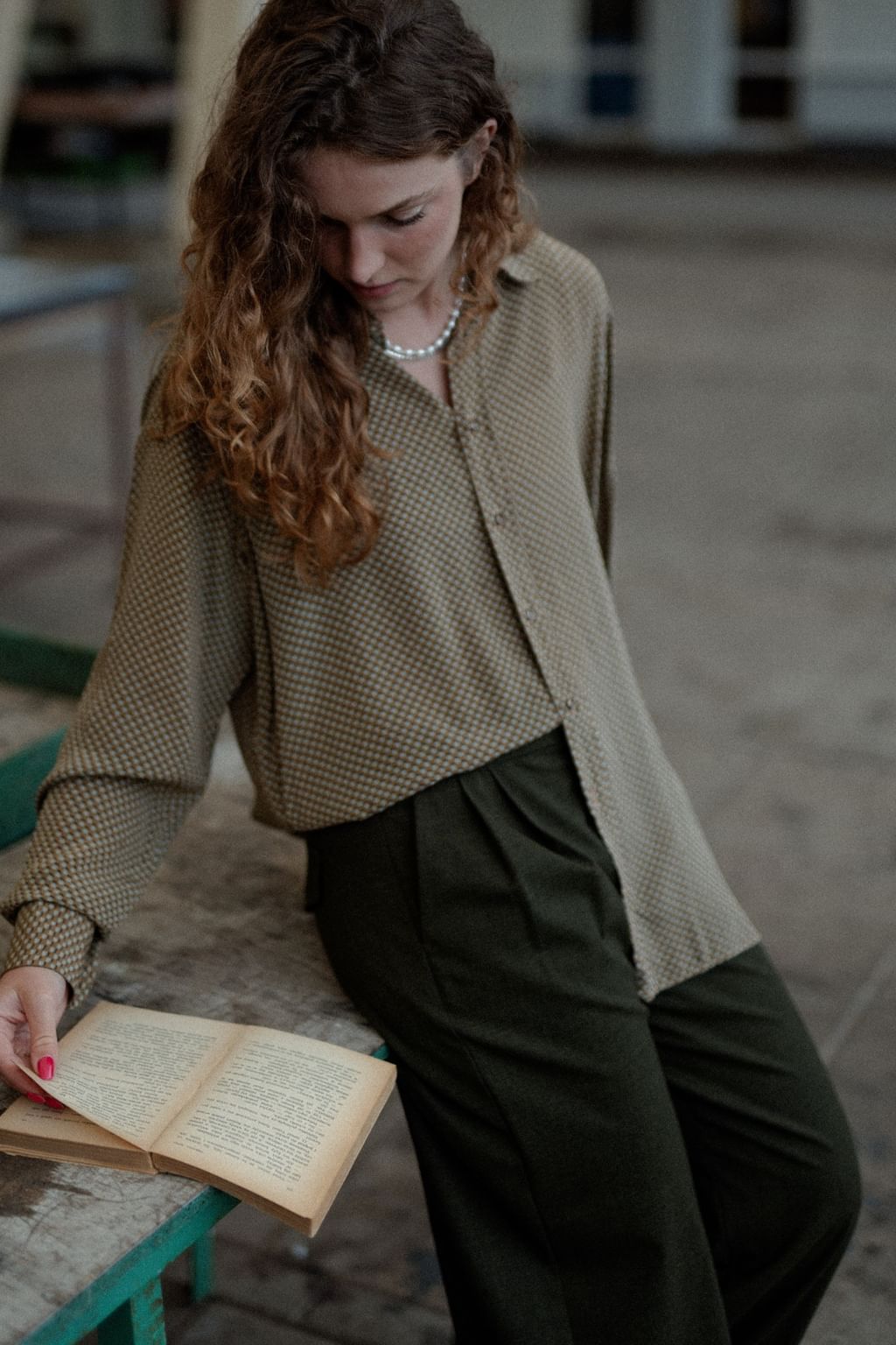 Lanvin jedwabna koszula Vintage 