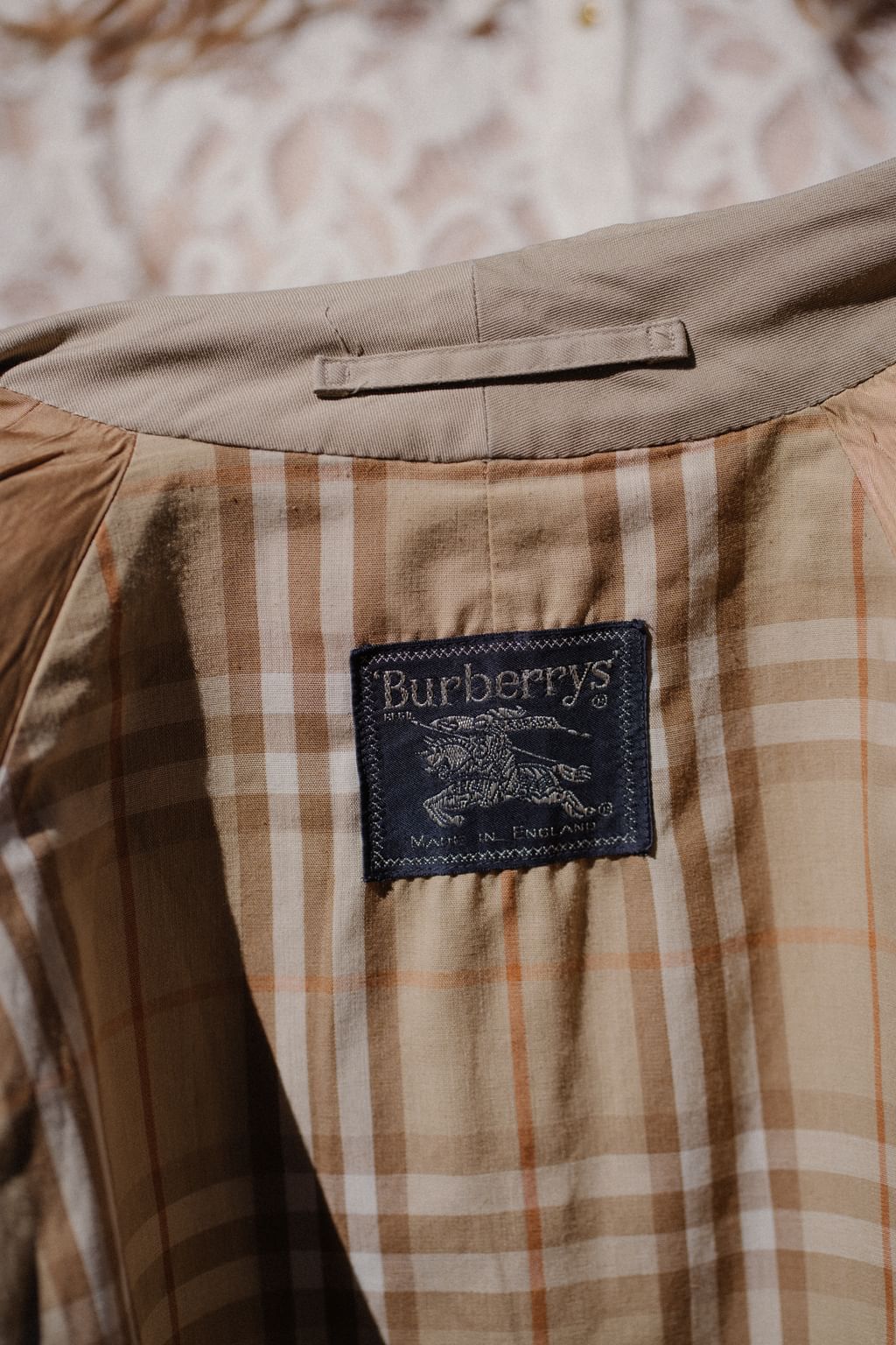 Burberrys bezowy trencz vintage M