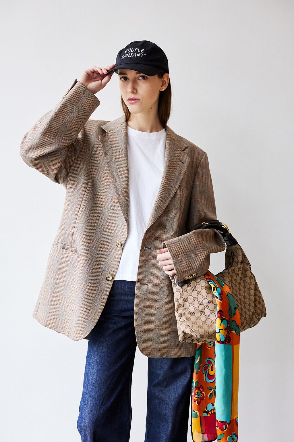 Aquascutum wełniana marynarka M/L