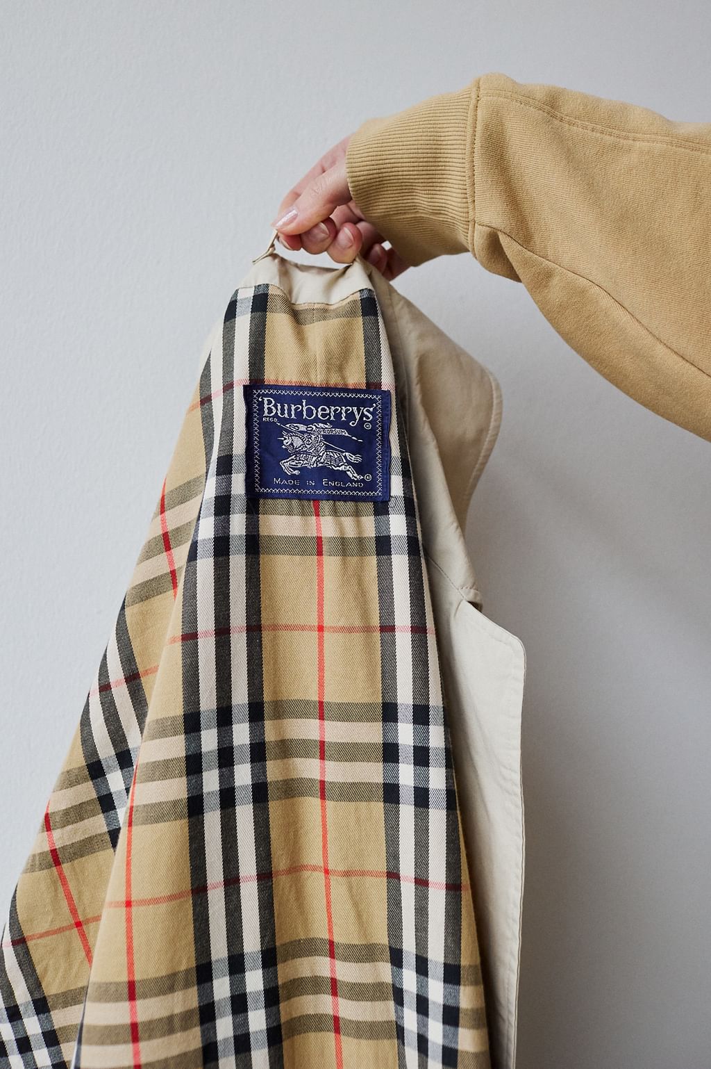 Płaszcz  trencz vintage Burberry's S/M