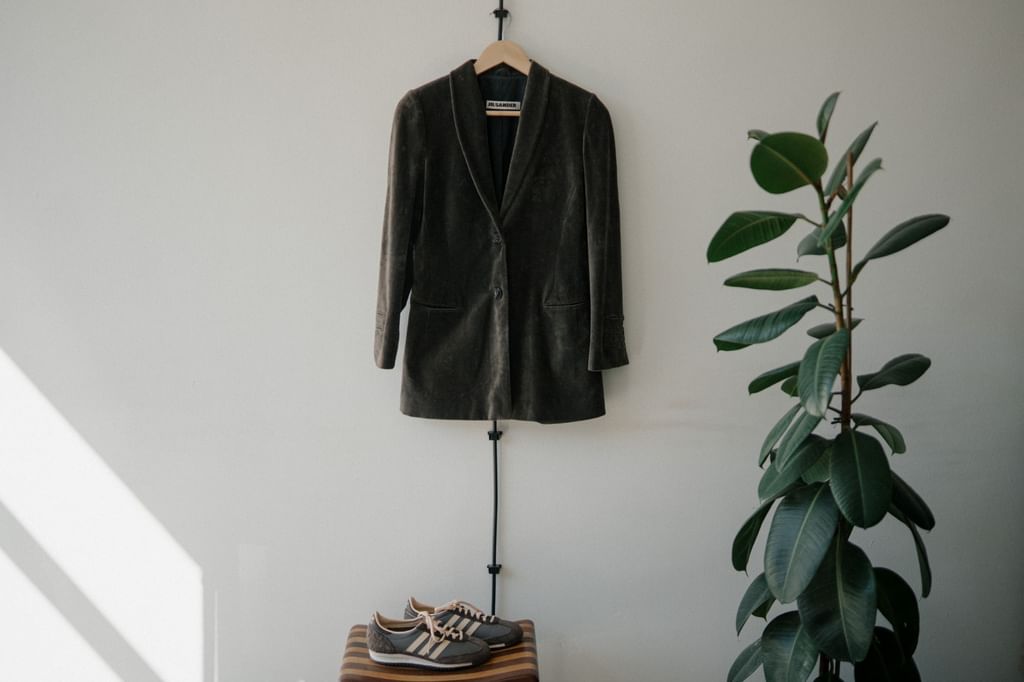 Aksamitna marynarka Jil Sander XS/S