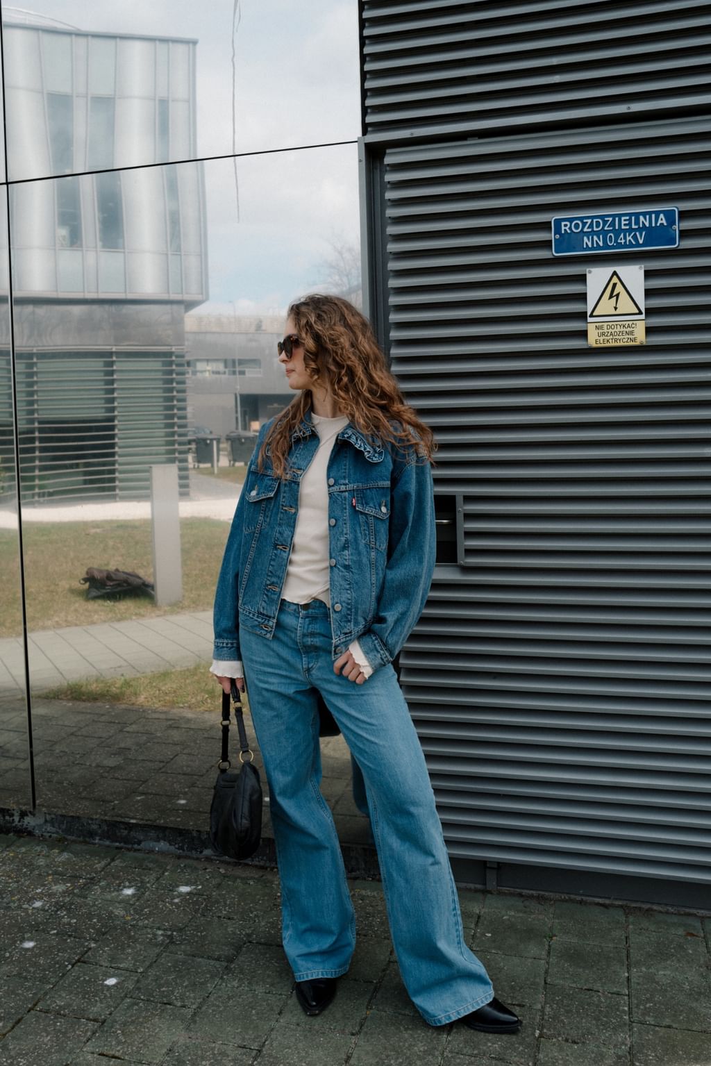 Kurtka jeans ganni x LEVIS 
