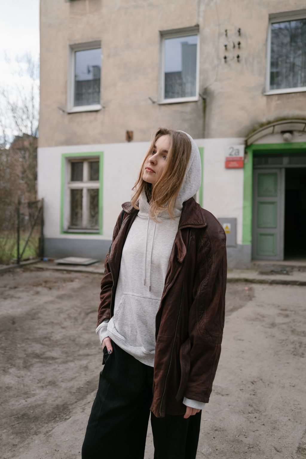 Czekoladowa miekka skóra M/L