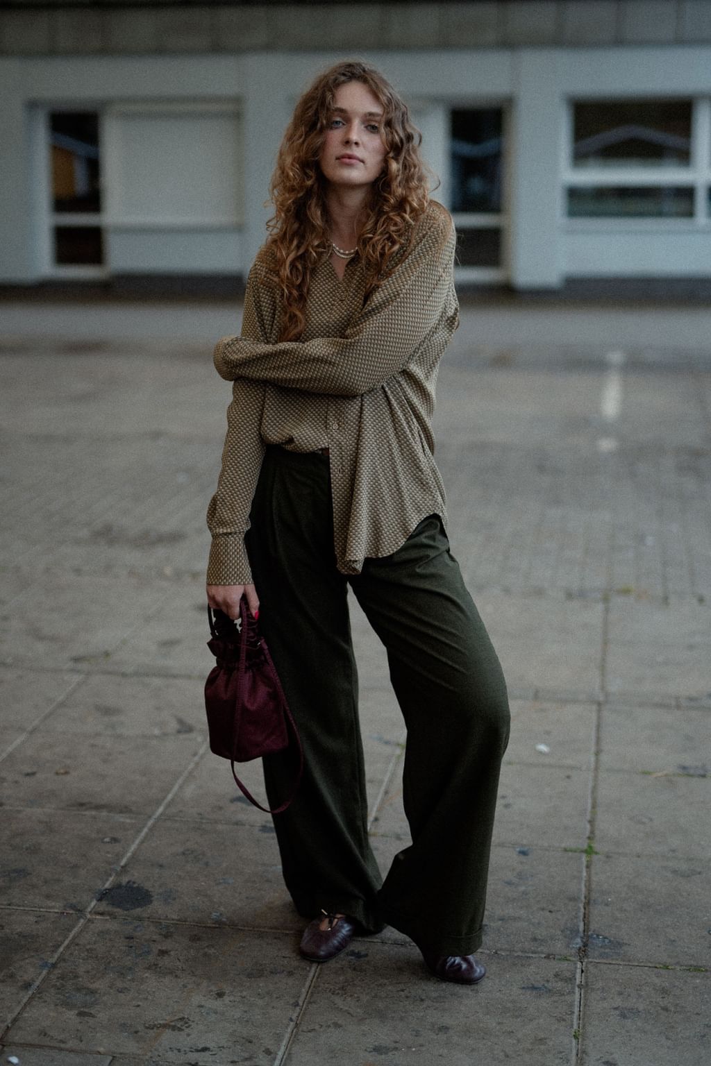 Lanvin jedwabna koszula Vintage 
