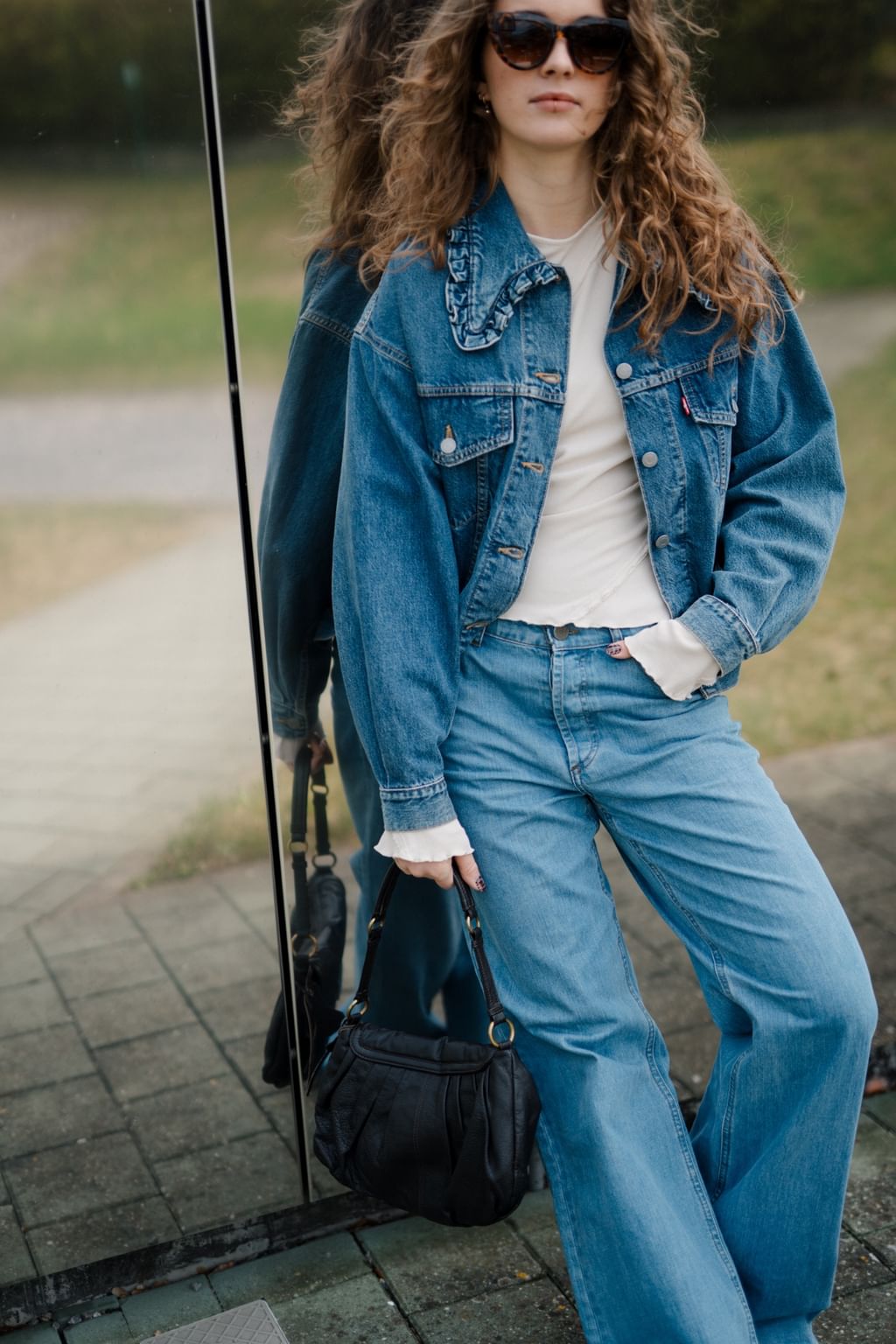 Kurtka jeans ganni x LEVIS 