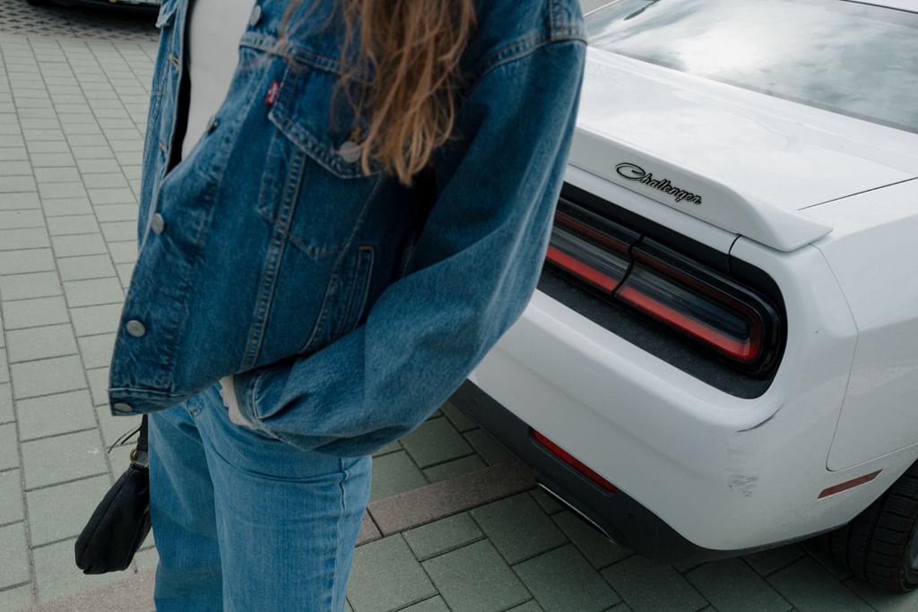 Kurtka jeans ganni x LEVIS 