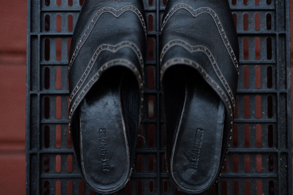 JIL SANDER skórzane buty 37