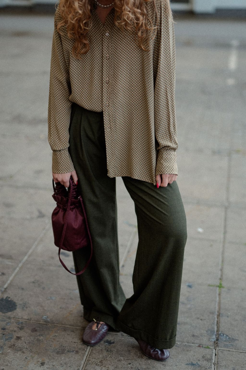 Lanvin jedwabna koszula Vintage 