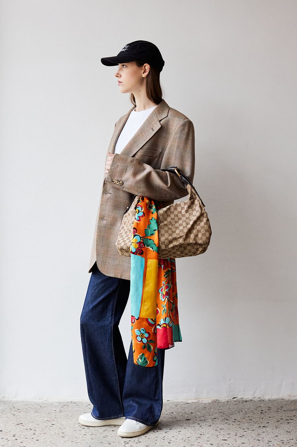 Aquascutum wełniana marynarka M/L