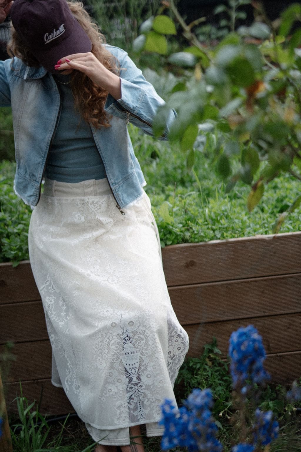 Jeansowa kurtka vintage S