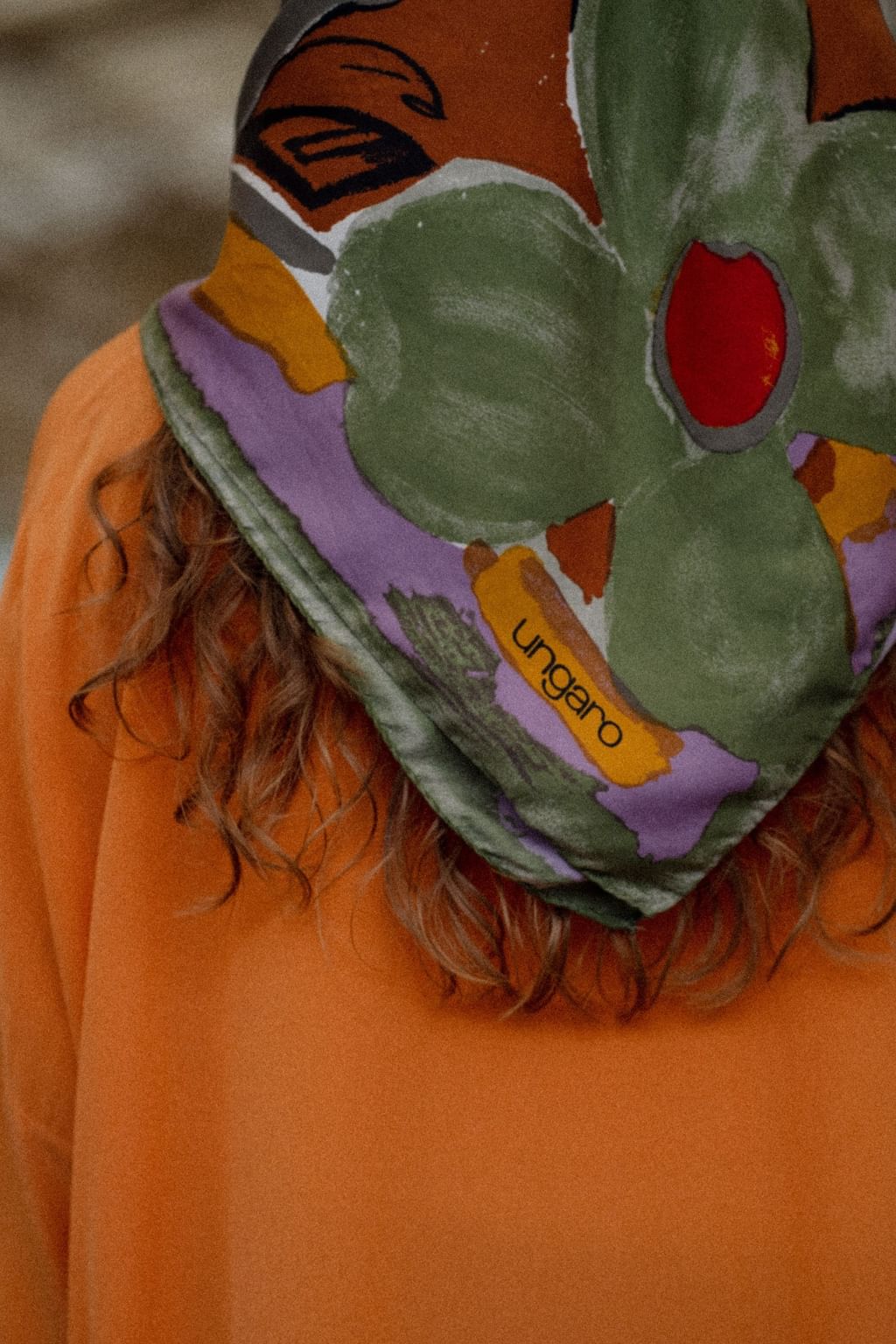 Ungaro jedwabna apaszka vintage 