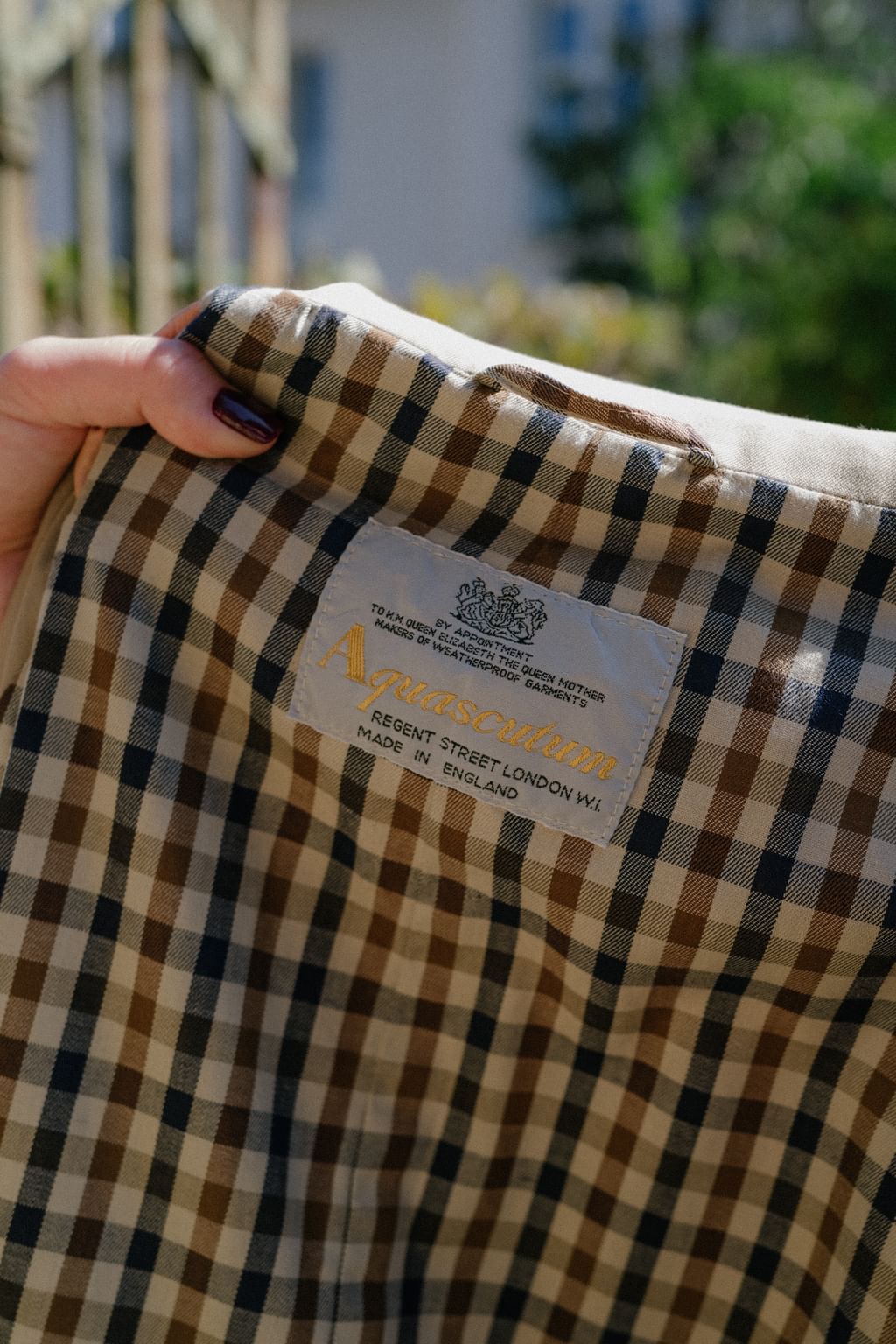 Aquascutum płaszcz vintage M