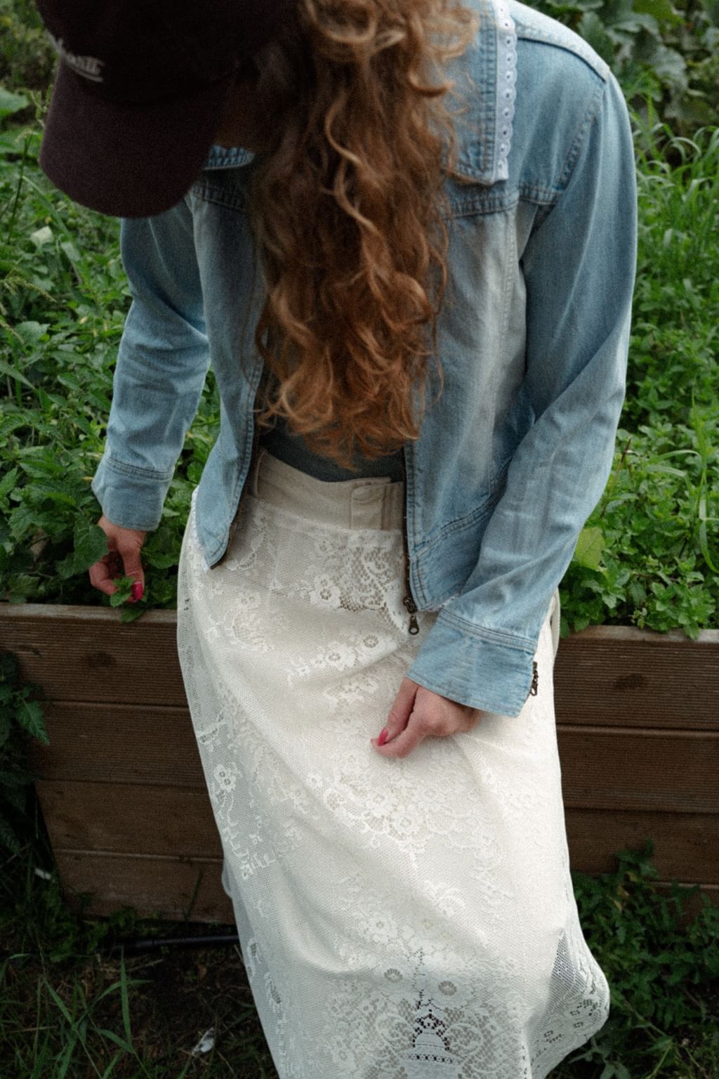 Jeansowa kurtka vintage S